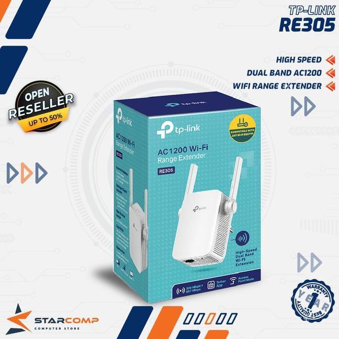 BEBAS ONGKIR - TP-Link RE305 AC1200 Wi-Fi Range Extender RE 305