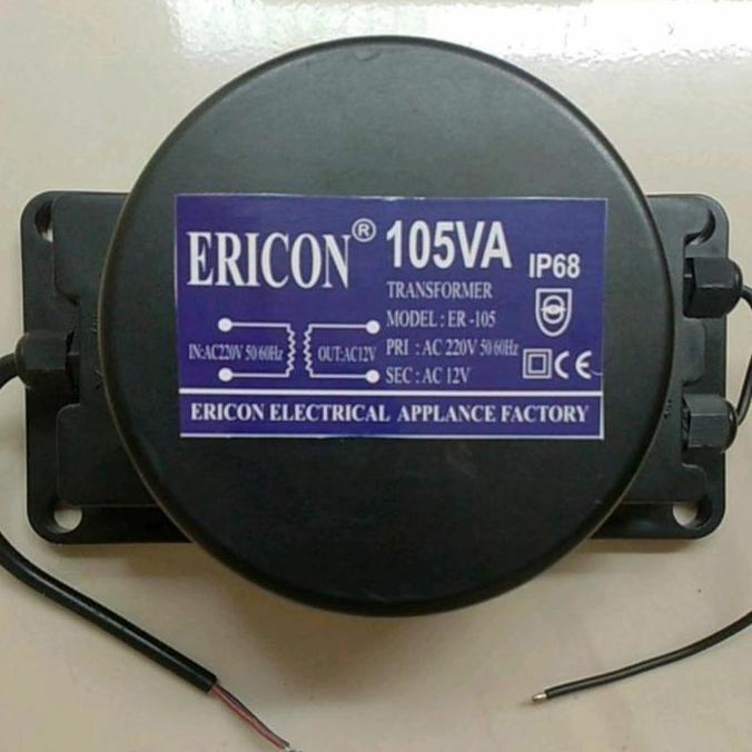 HARGA DISC - Trafo lampu kolam renang 105 W 12 V ERICON