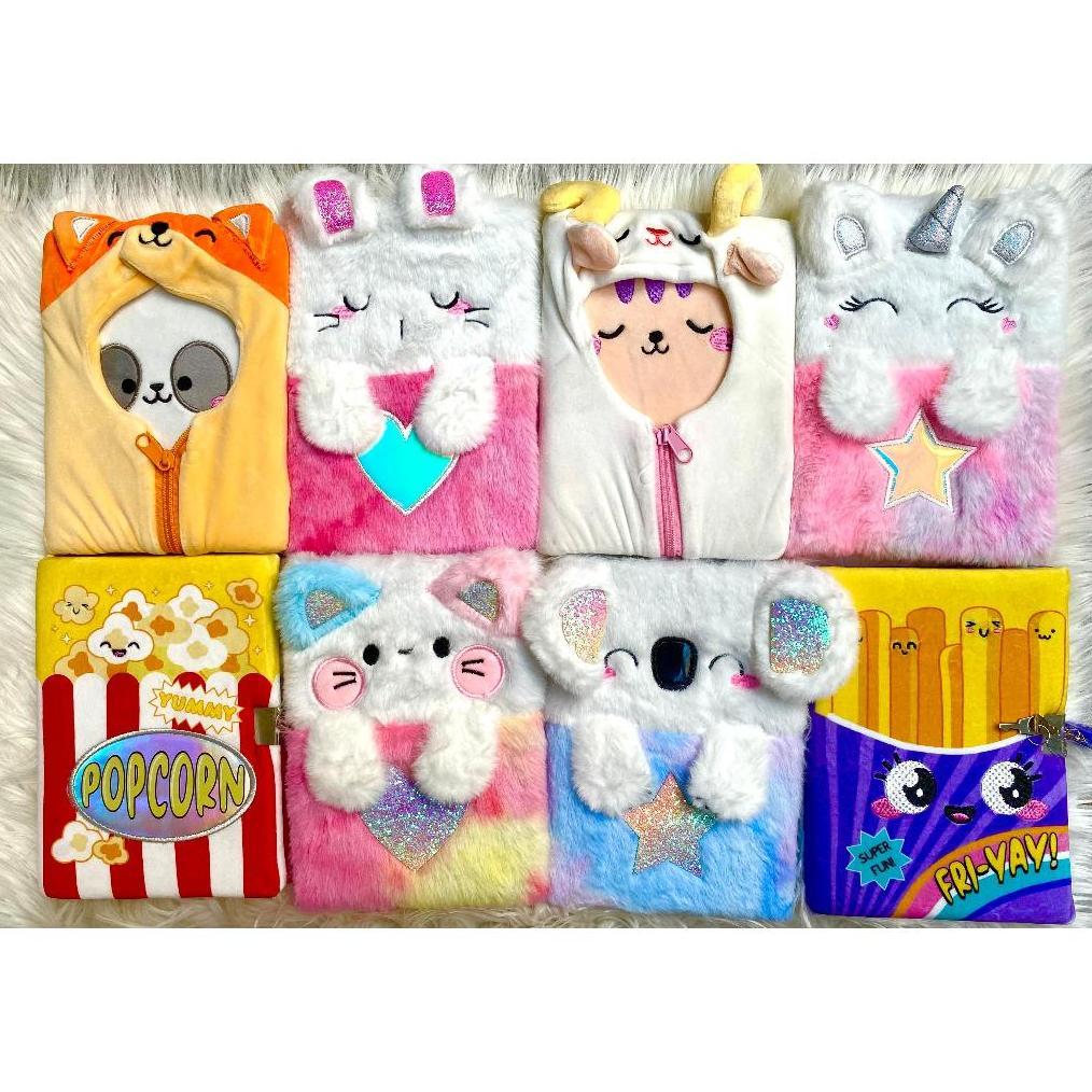Buku Notebook Diary Tulis Untuk Anak Lucu Karakter Berbulu