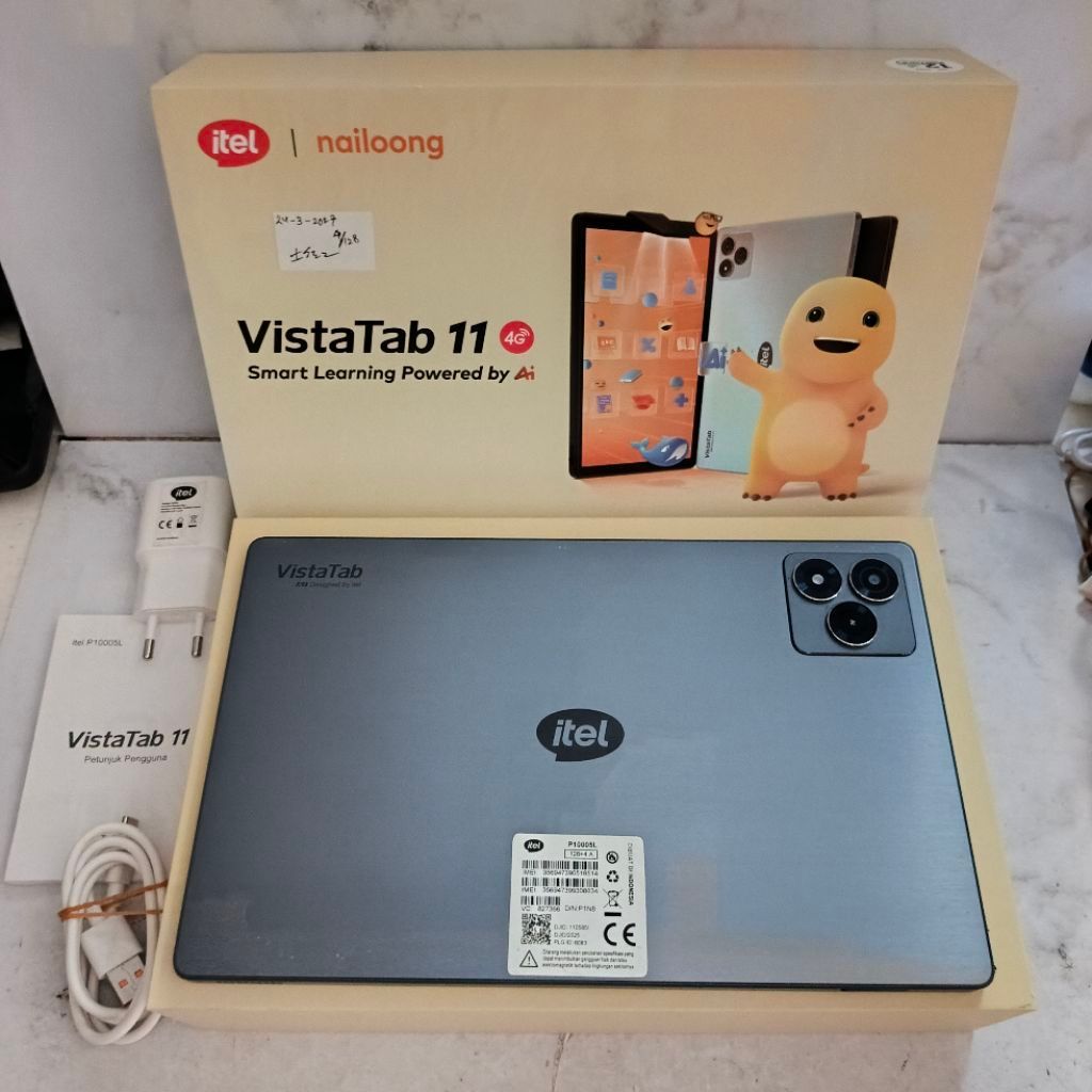 Itel VistaTab 11 4G ram 4GB 128GB Bekas - Fullset Resmi