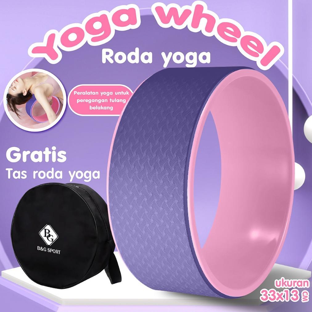 Premium Yoga Wheel KUAT HINGGA 150KG ABS Wheel Roda Yoga FREE TAS PENYIMPANAN