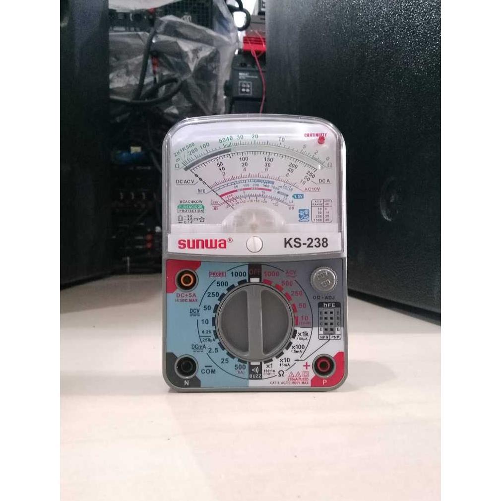Multitester Analog SUNWA KS 238 avometer multimeter KS-238 SUNWA