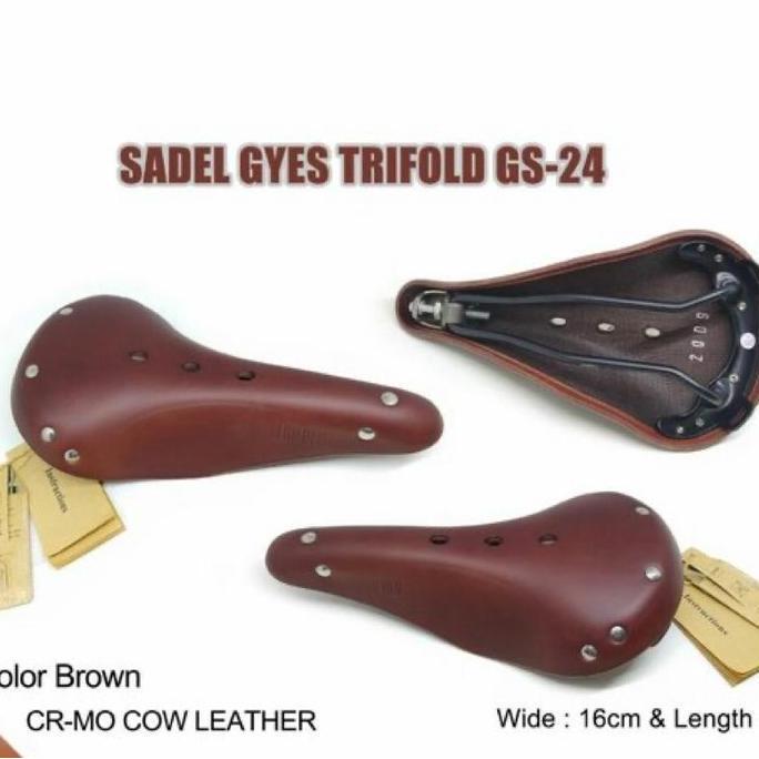 Sadel GYES Trifold Leather - Kulit