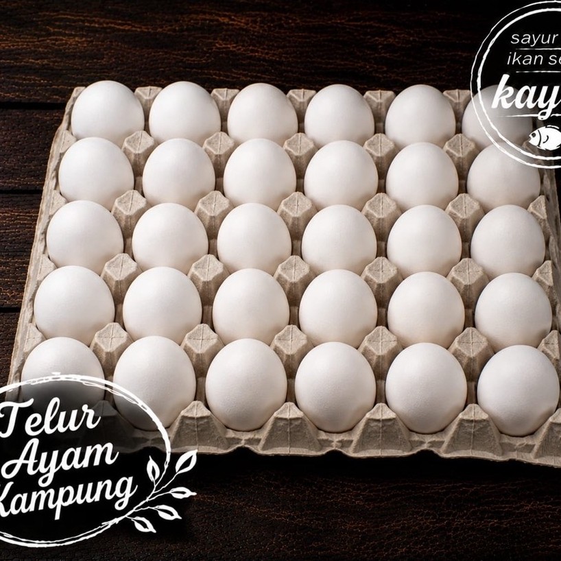 Telur Ayam Kampung 1 Rak