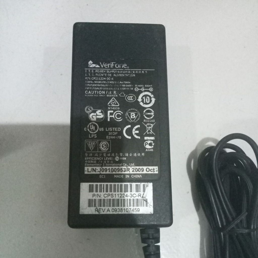 Adaptor 12V 2A Original Verifone Adaptor Wifi Router CCTV Dll