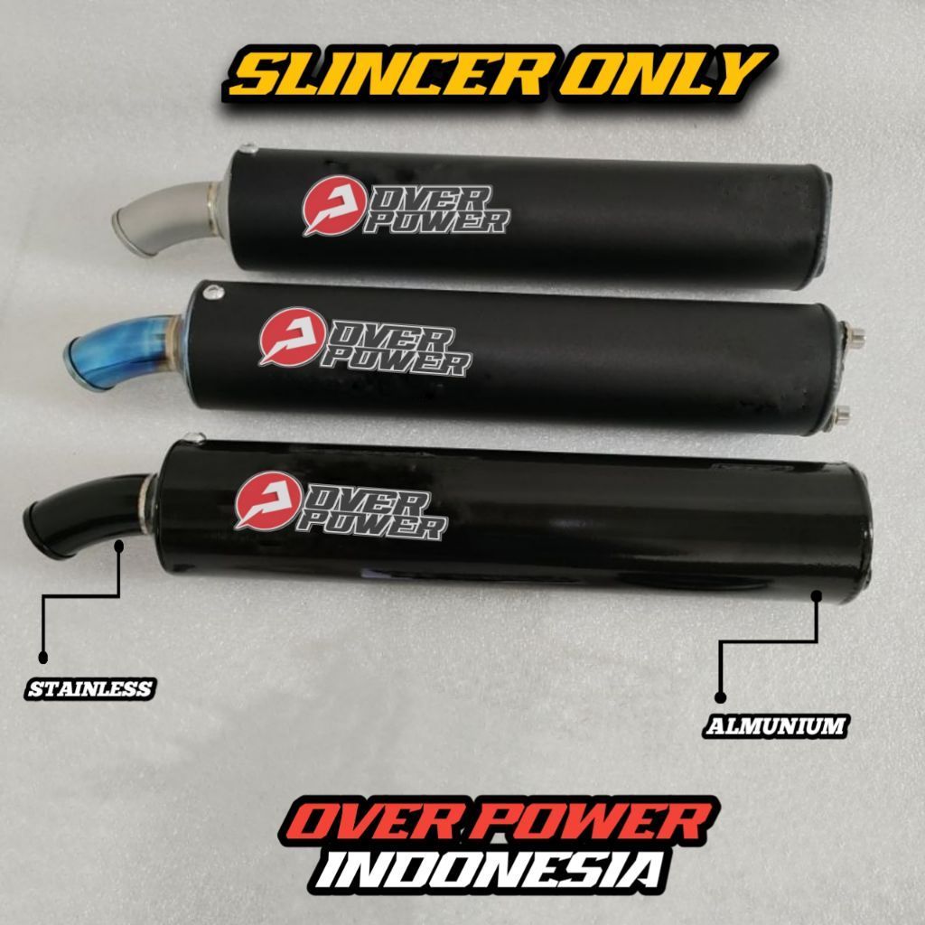 SELINCER SILINCER KNALPOT NINJA 2 TAK ALMUNIUM BLACK SERIES SUPER GARING ORIGINAL OVER POWER INDONES