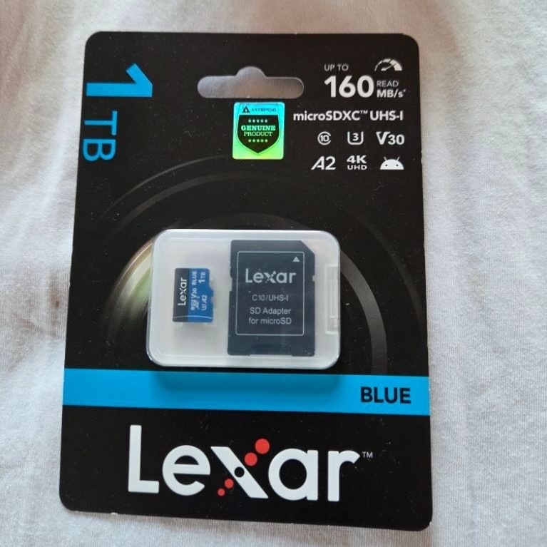 Memory Card Micro SD Card Lexar Blue 1TB