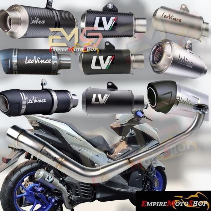 Knalpot Leovince Aerox 155 New Aerox155 Fullsystem