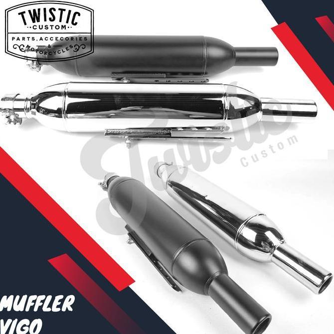 Knalpot Muffler Vo Motor Custom W175 Royal Enfield SR400 British