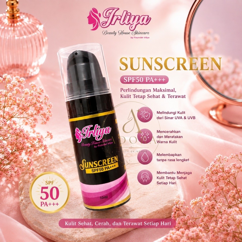 [IRLIYA BEAUTY SKINCARE] Sunscreen SPF 50 PA++ - ORIGINAL PRODUK - Irliya Skincare
