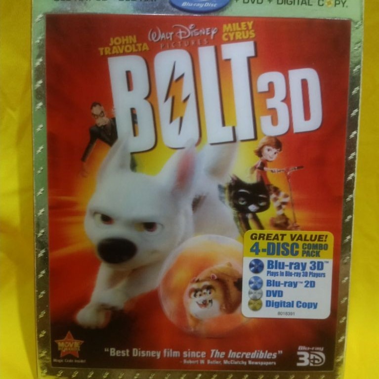 Bluray Original Disney Bolt (Bekas)