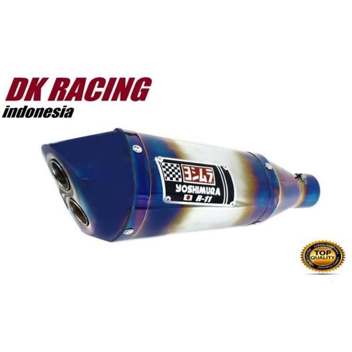 knalpot racing yamaha nouvo z yoshimura r11 blue