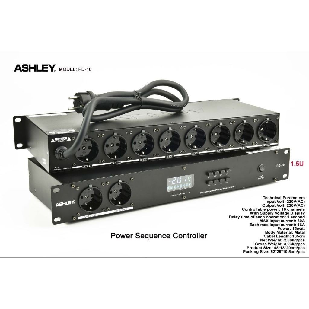 POWER ASHLEY SEQUENCE CONTROLLER PD 10/Power Ashley Sequence Controller Pd 10/ power ashley sequence