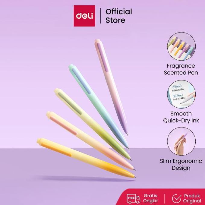 Deli Nusign (5pcs) Fragrance Gel Pen / Gel Pen Parfum NS986-1