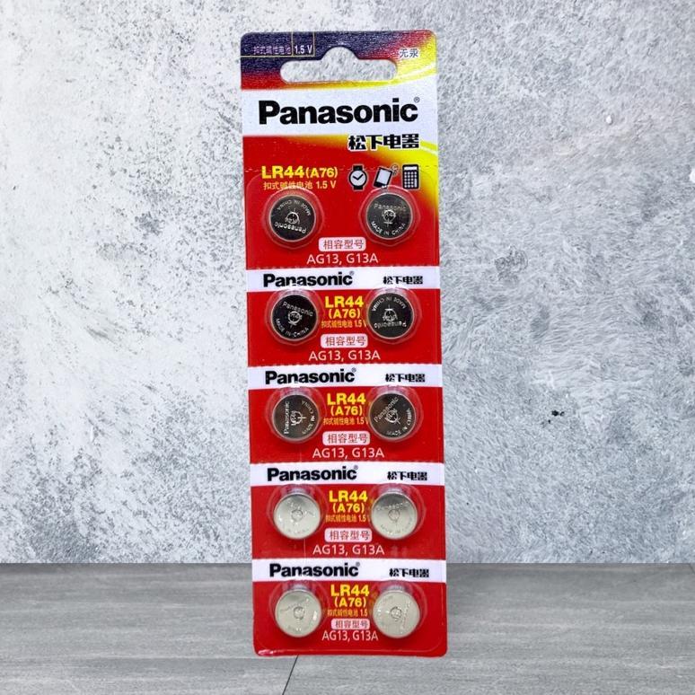GARANSI BATERAI PANASONIC LR44 ORIGINAL BATRAI LR44 AG13, A76