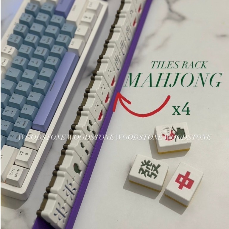 [4 UNIT] Rak Tiles Mahjong - Stand Susun Mahjong Standard / Besar / Jumbo