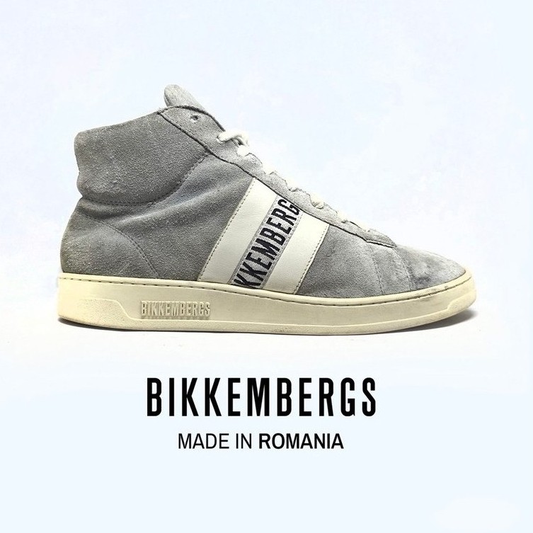 Size 40 | BIKKEMBERGS Made in Romania Sepatu Kasual mid Sneakers leather