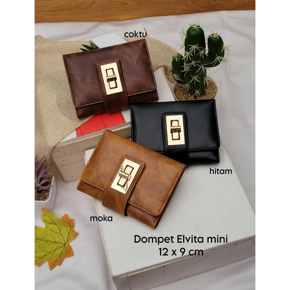 VALUE PACK DOMPET MINI LIPAT ELVITA  POLOS