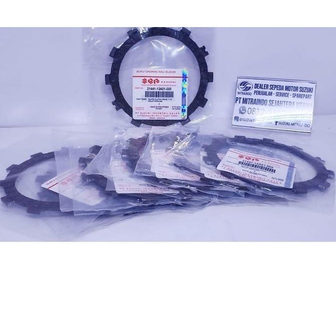 Suzuki Genuine Part, Kampas Kopling Set, GSX, FU 150, RGR 150