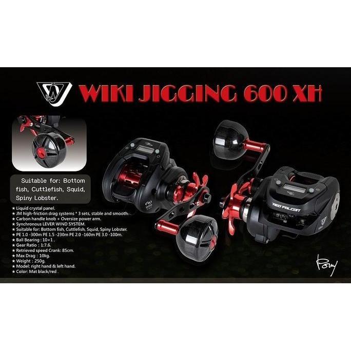 Reel Jigging Master WIKI 600XH Digital Line-Counter Reel Overhead