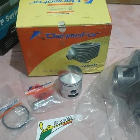 Blok Silinder Vespa Lubang 3 DANMOTOR Vespa PX Exlusive Excel Super