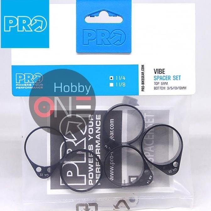 PRO VIBE Spacer Set 3mm 5mm 10mm 15mm 1 1/4 Inch