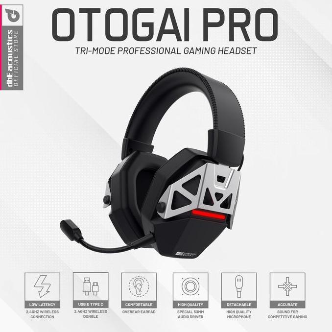 sogela_77  - dbe otogai pro tri-mode proffessional gaming headset wireless