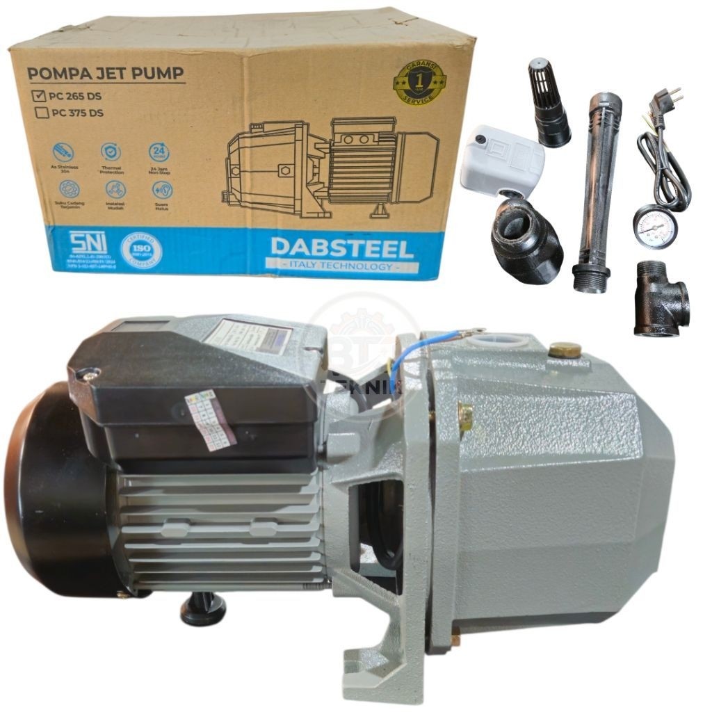 Pompa Air Jet Pump DABSTEEL PC 265 DS Pompa jet pump Sumur Dalam
