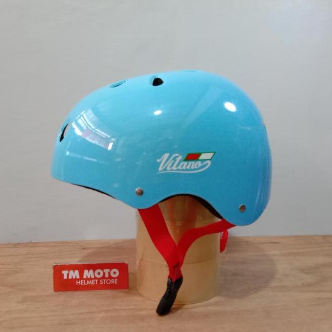 HELM SEPEDA VITANO - LIPAT / BMX / MTB / SKATEBOARD - ICE BLUE