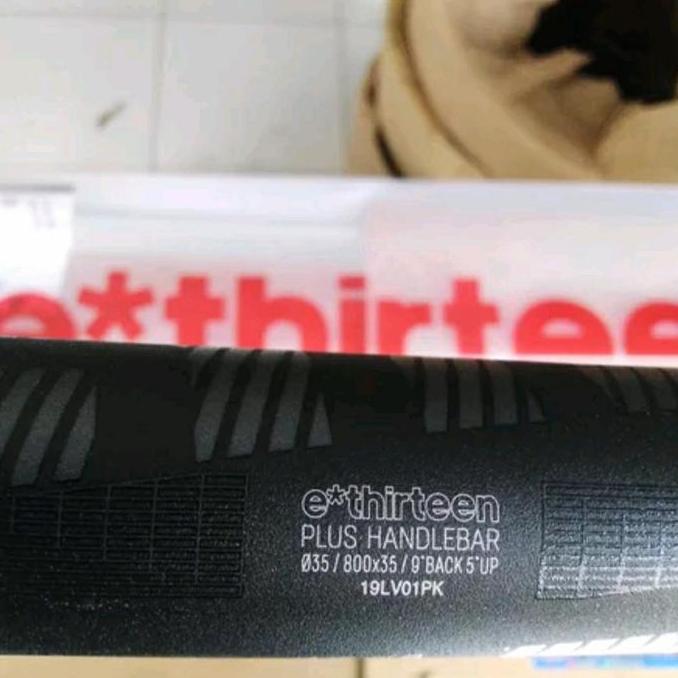Promo Handlebar E13 E-Thirteen Plus 35 mm x 800 mm Black - stang sepeda Diskon