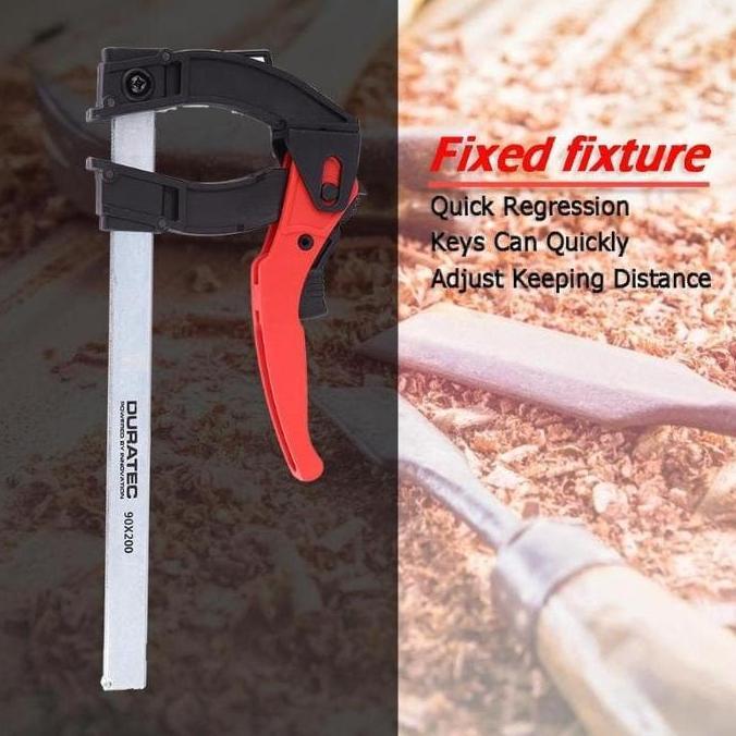 Duratec Profesional Clamp Ratchet F Style 300Mm Woodworking Quick Grip