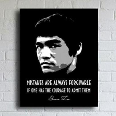 POSTER DINDING BRUCE LEE QUOTE ARTS FBBOOK