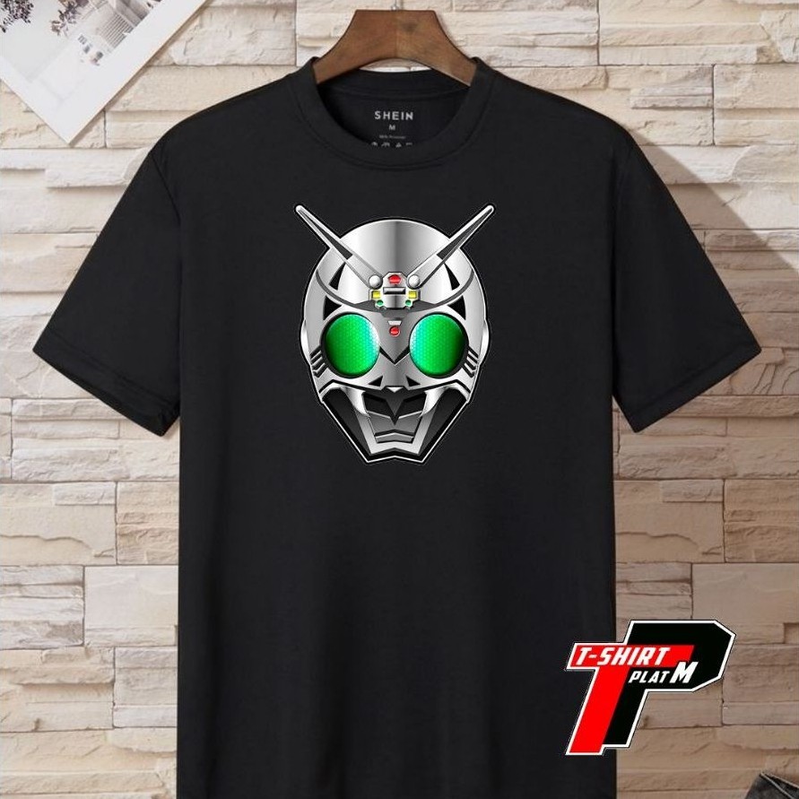 Kaos Kamen Rider Shadow Moon Semi Cotton 30s
