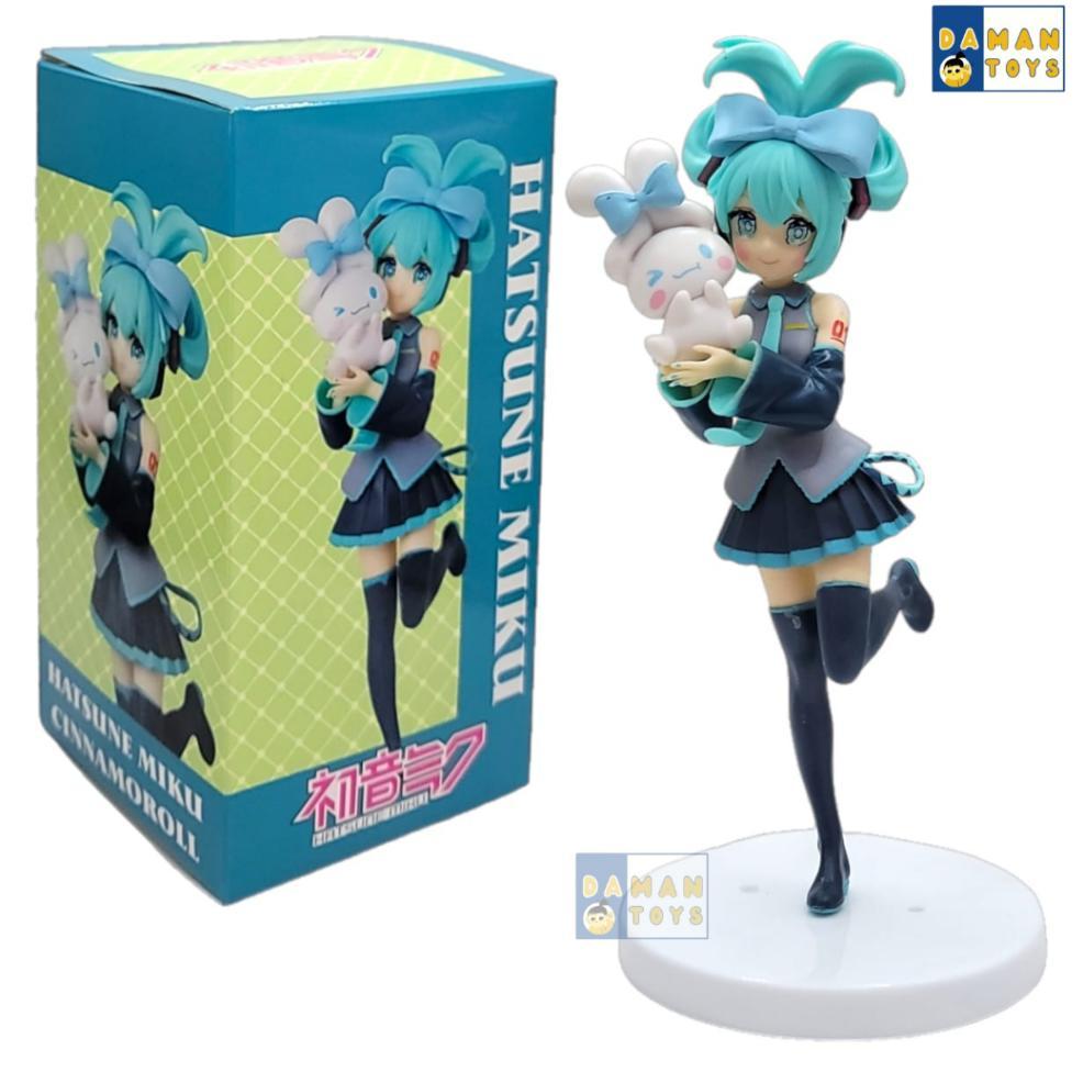 Figure Hatsune Miku x Cinnamonroll Vocaloid Anime Pajangan Koleksi Termurah