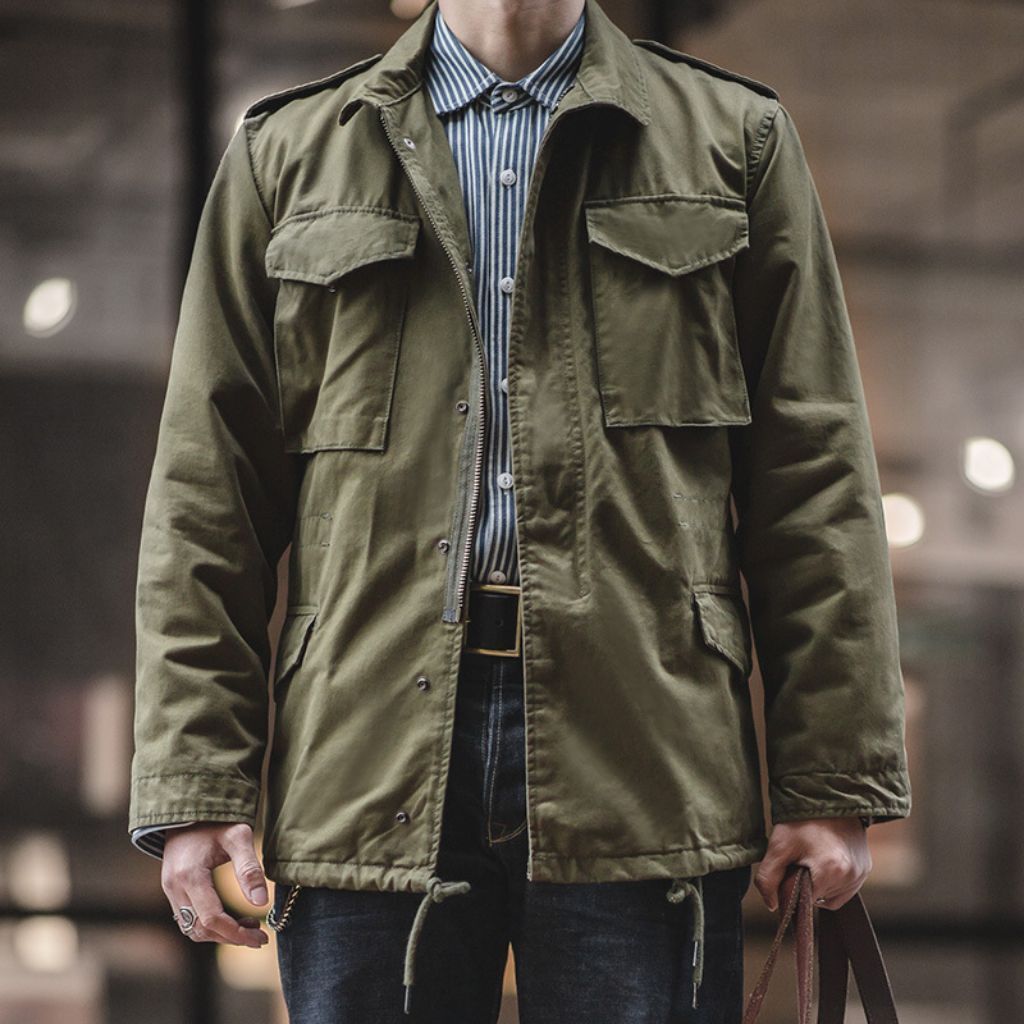 Jaket M65 Field Jacket Pria Vintage Parka Army – Sipshop.id