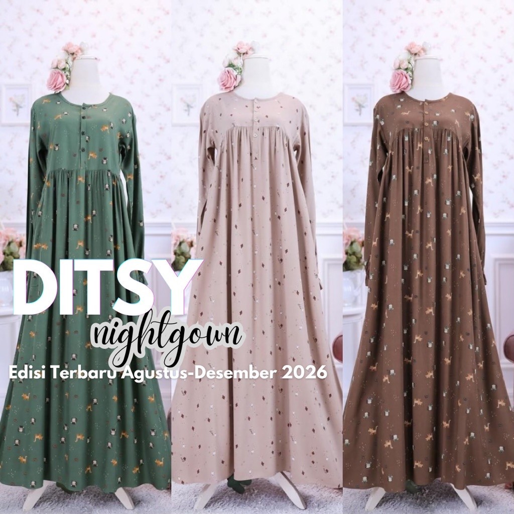 DITSY NIGHTGOWN SIZE M