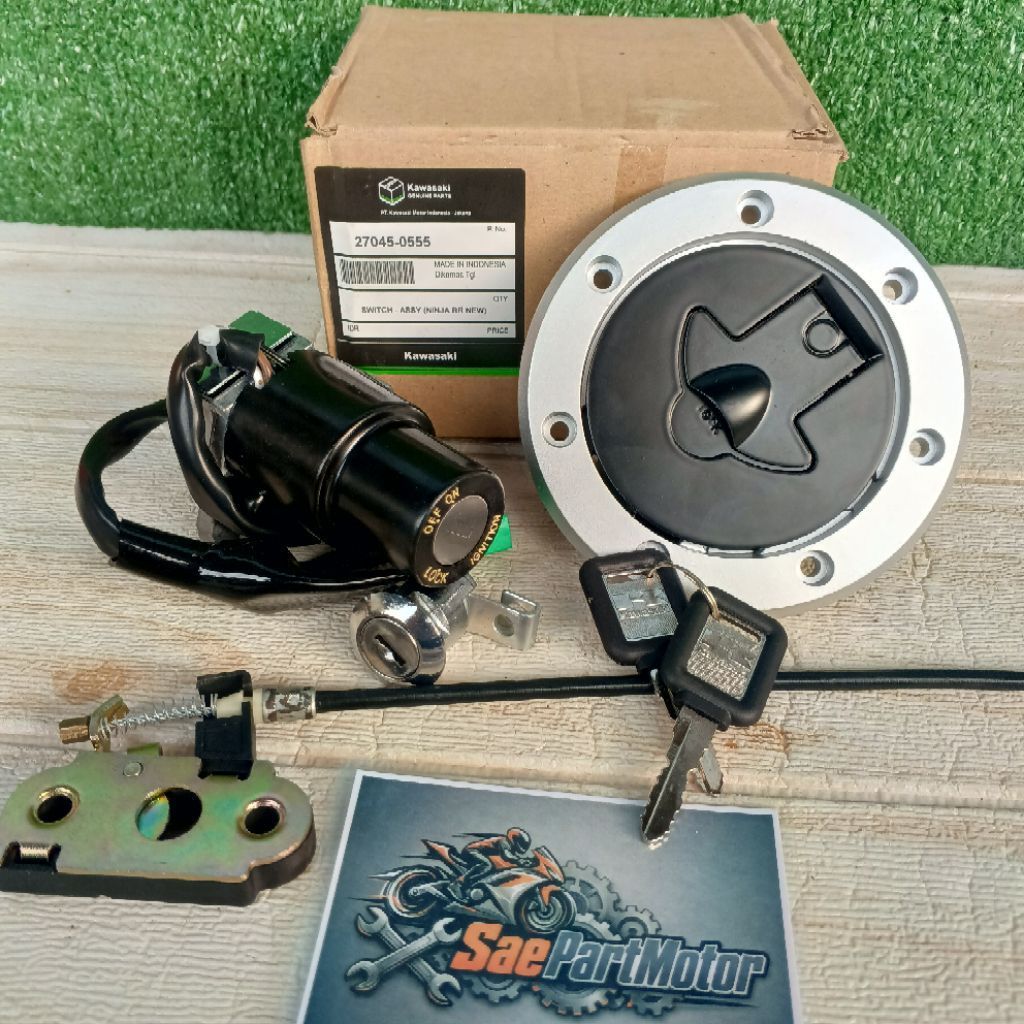 KUNCI KONTAK SET KOMPLIT NINJA RR NEW 2012-2015 KAWASAKI 27045-0555