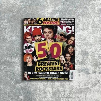 POSTER DINDING MAJALAH COVER KERRANG FBBOOK