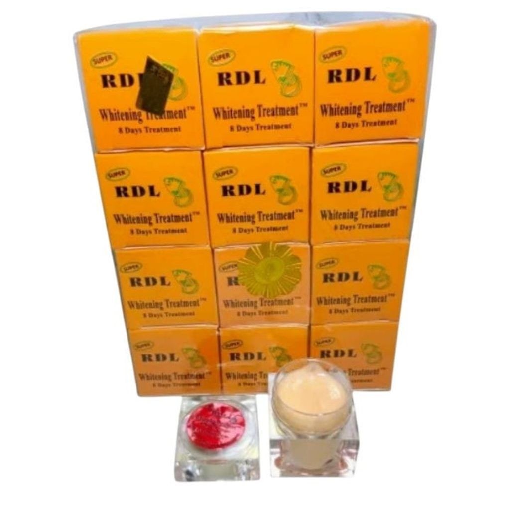 12Pcs Cream Rdl Super Untuk Siang Malam Mencerahkan Kulit Wajah