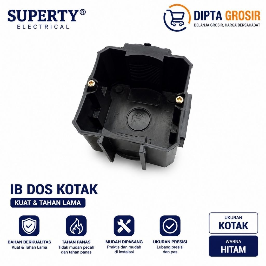 Inbow Dus Kotak PVC Box Listrik Tanam Junction Box Instalasi Listrik Tebal Berkualitas