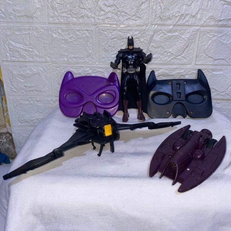 Mainan Anak-anak Laki-laki (Action Figure, Superhero, Batman, DC Comics, Teropong, Kendaraan Kelelaw