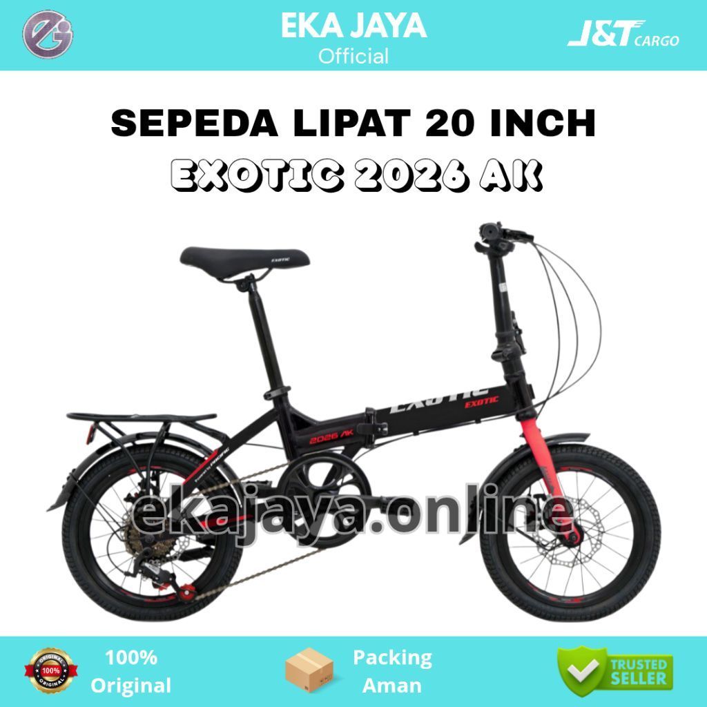 Sepeda Lipat 20 Inch EXOTIC 2026 AK