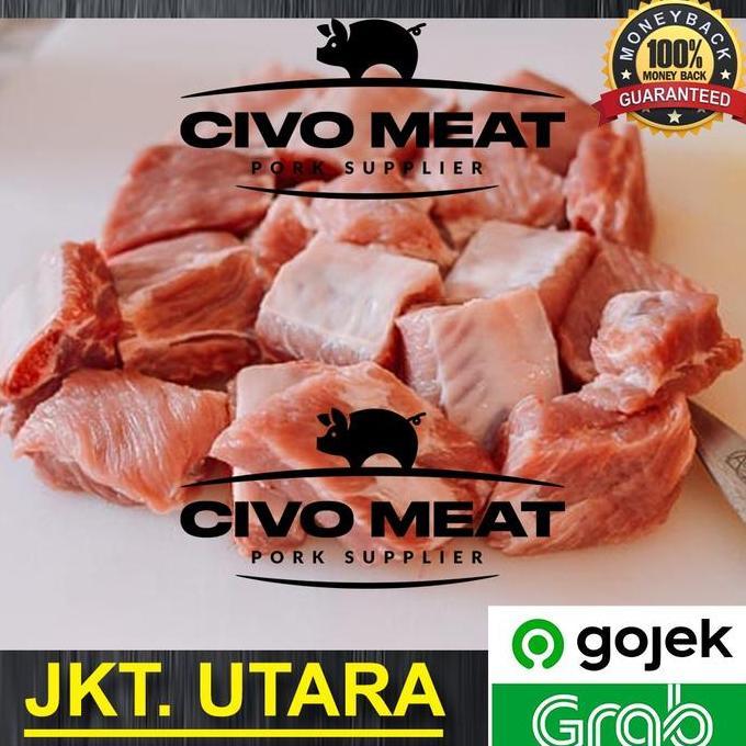 Berdana_ - Ribs / Iga Babi Import - Paikut Babi Import Potong Sop 500 Gram