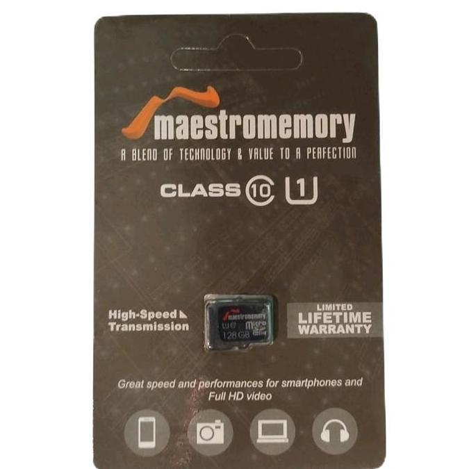 Microsave- Microsd Maestro 128Gb Class 10 Memory Card Micro Sd Memory