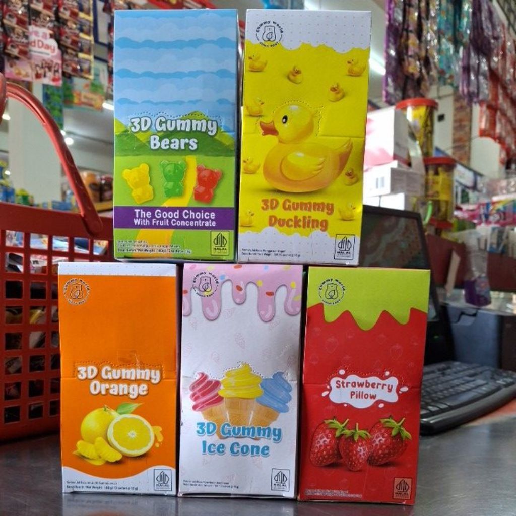 3d gummy isi 12.