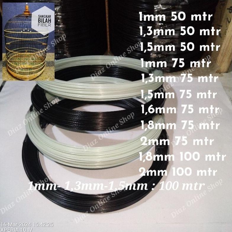 jeruji ruji fiber sangkar burung