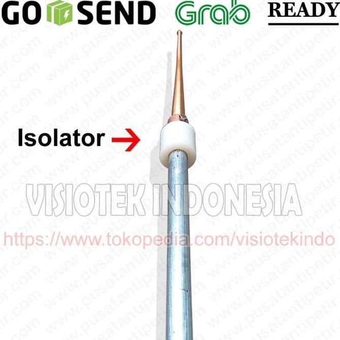 Daya- Isolator Tombak Penangkal Petir 1 Inch - Isolator Teflon Anti Petir