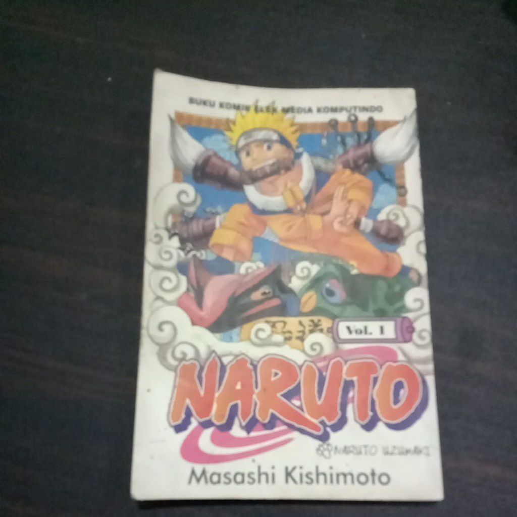 Buku Komik Naruto Vol. 1 Masashi Kishimoto Edisi Media Komputerindo