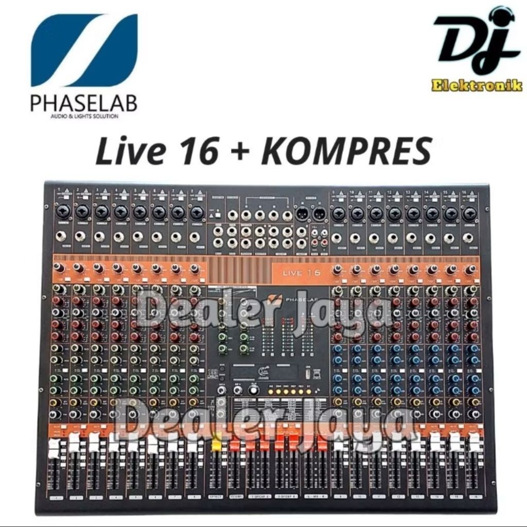 Mixer Analog Phaselab Live 16 - 16 channel