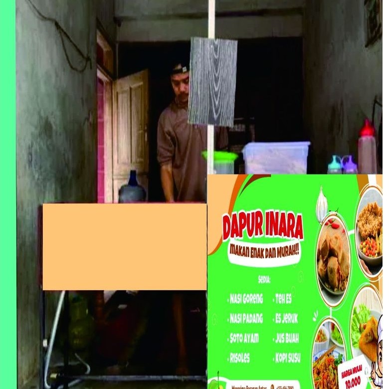 Meja Lipat Murah Super Nampol / Gerobak Lipat Mini/  Gerobak Lipat/ Gerobak Jualan/ Booth/ Kayu